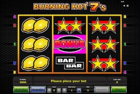 Burning Hot 7’s  -  Greentube
